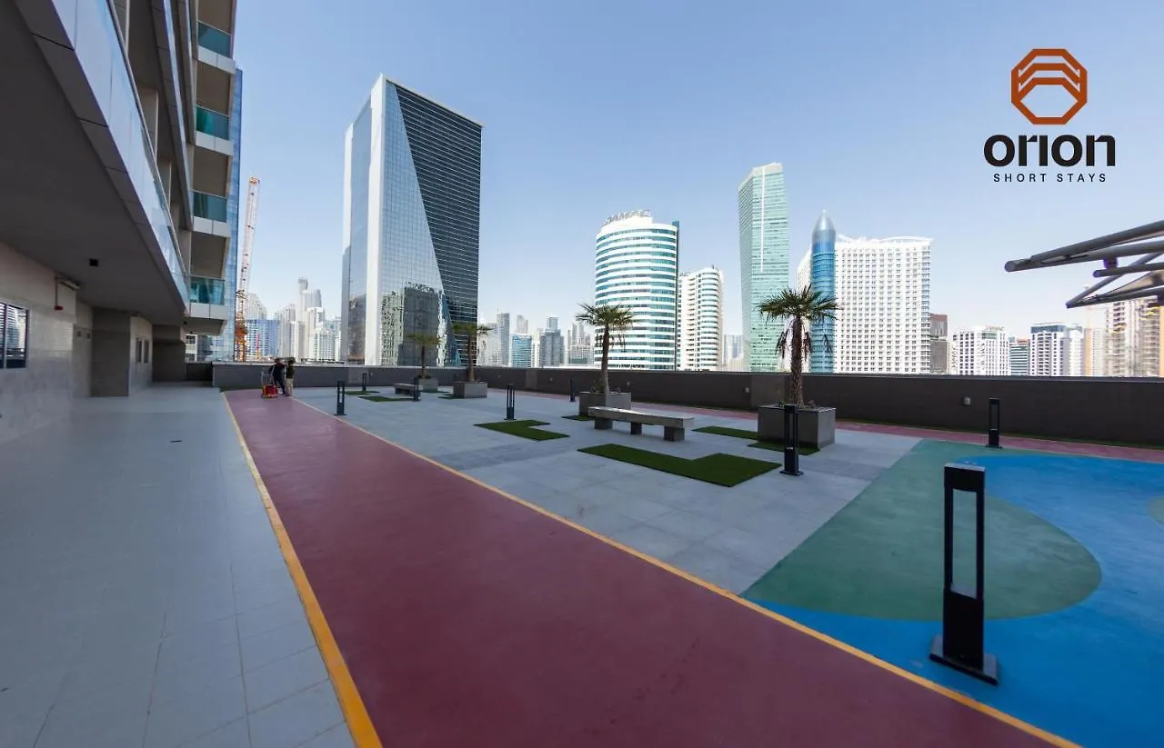 9Th Floor Stylish Studio With Balcony With A View, Smoking On Balcony, Running Track, Pool, Male - Female Gym, Sauna And Steam Room, Free Indoor Parking, Tv With Streaming, Fully Furnished Apartment In Business Bay, Near Downtown 迪拜 0*,